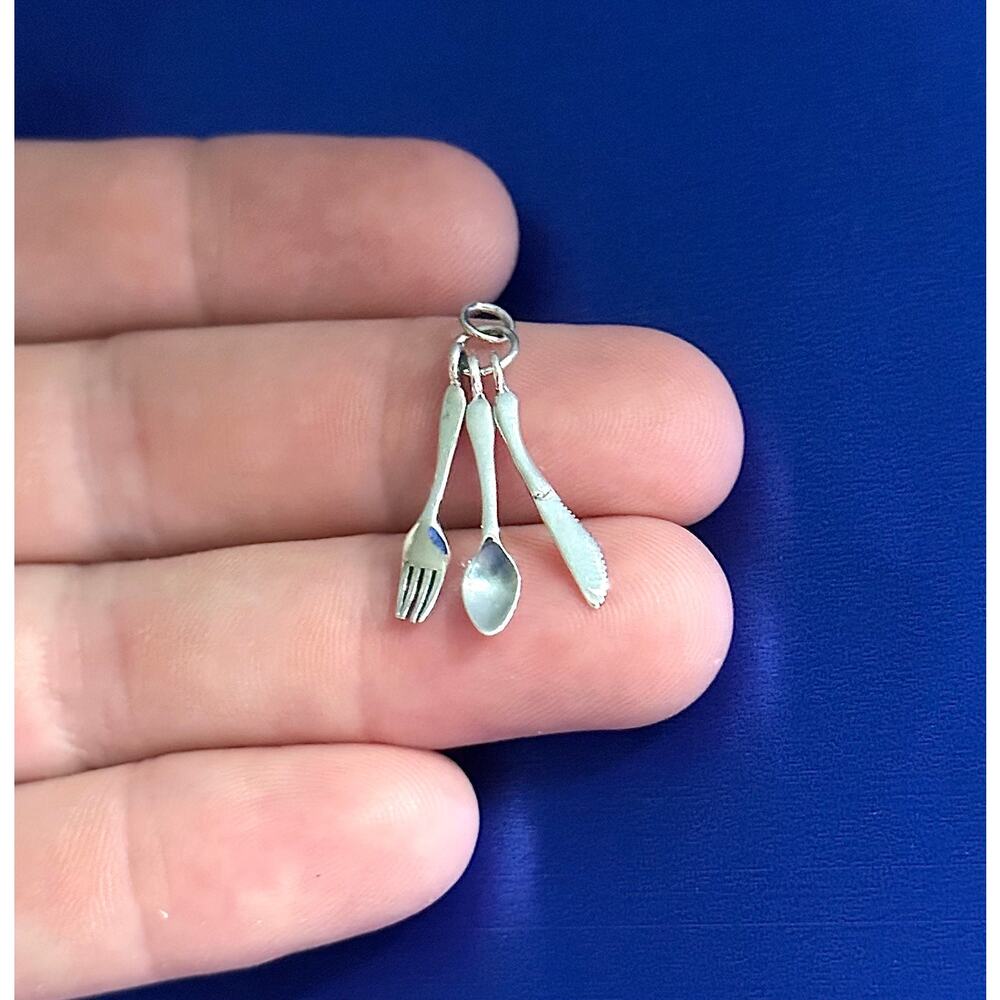 Sterling Silver Cutlery Charm
